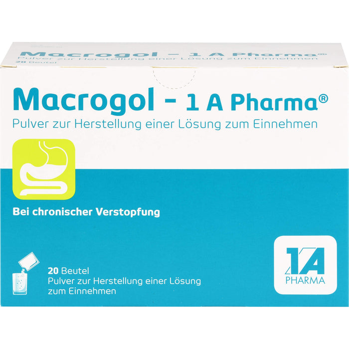 Macrogol - 1 A Pharma, Pulver zur Herstellung einer Lösung zum Einnehmen, 20 St. Beutel