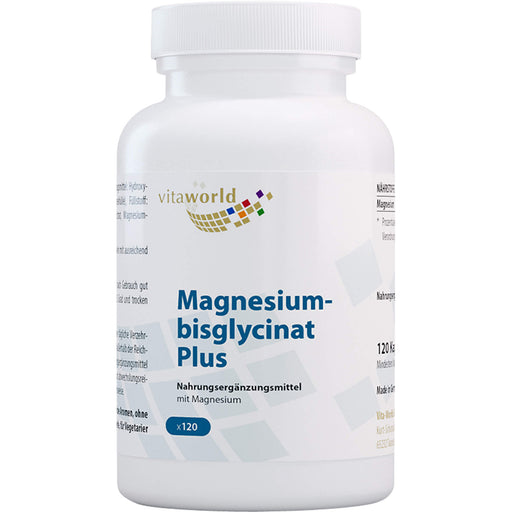 Vitaworld Magnesiumbisglycinat Plus Kapseln, 120 St. Kapseln