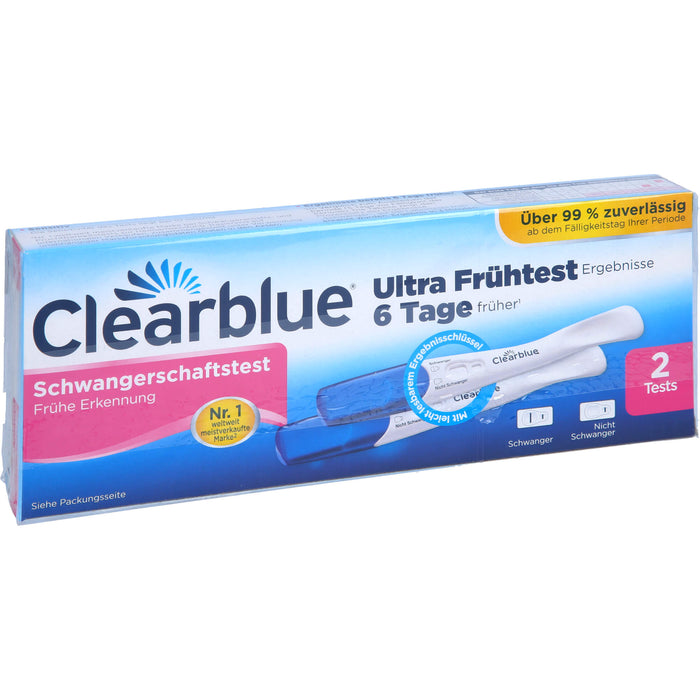 Clearblue Schwangerschaftstest Frühe Erkennung, 2 pcs. Test