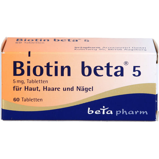Biotin beta 5, 5 mg Tabletten, 60 St. Tabletten