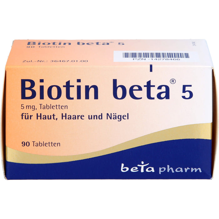 Biotin beta® 5, 5 mg, Tabletten, 90 St TAB