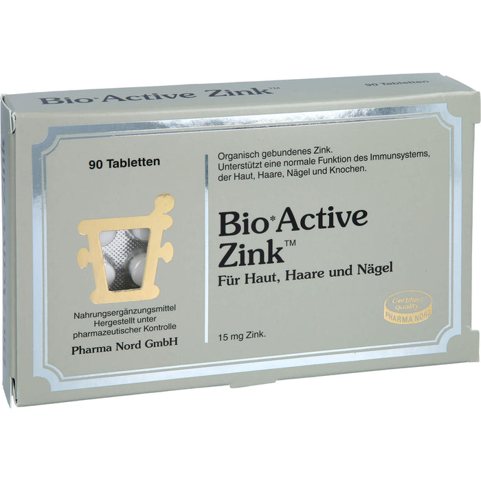 Pharma Nord BioActive Zink Tabletten, 90 St. Tabletten