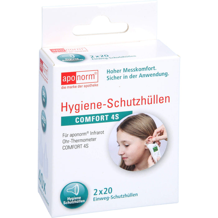 Aponorm Fieberthermometer Ohr Comfort Schutzhüllen, 40 St. Zubehör