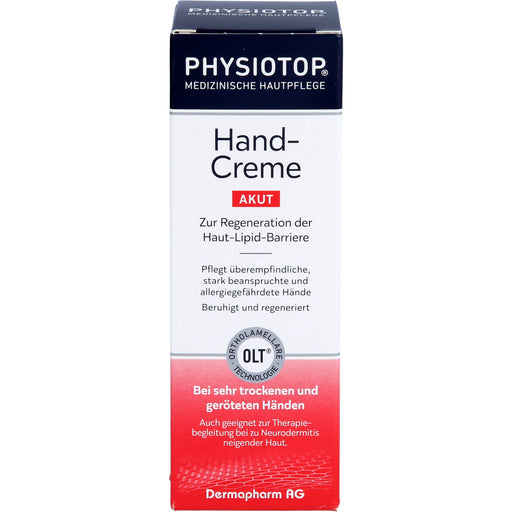 PHYSIOTOP akut Handcreme, 50 ml Creme