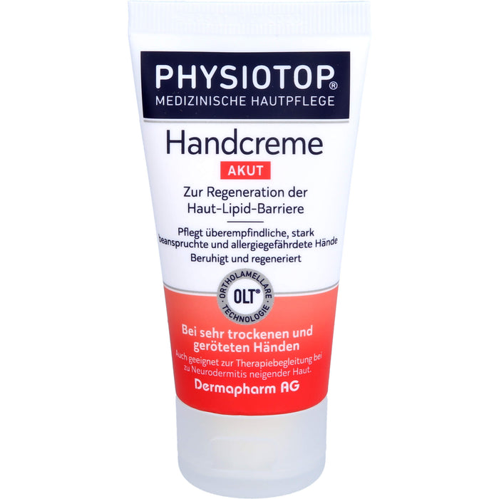 PHYSIOTOP akut Handcreme, 50 ml Creme