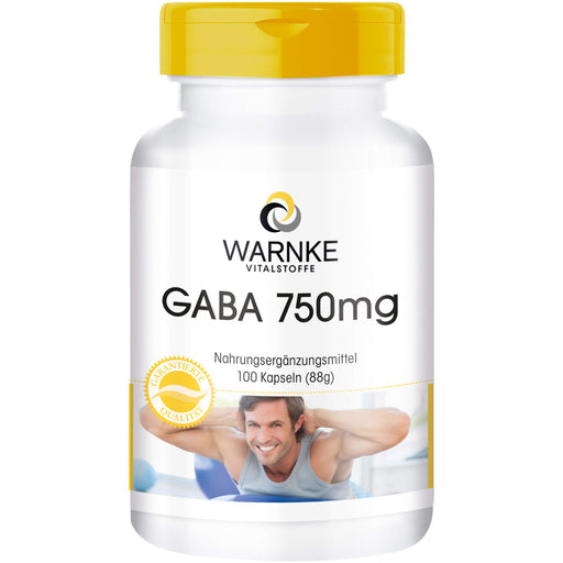 WARNKE GABA 750 mg Kapseln, 100 St. Kapseln