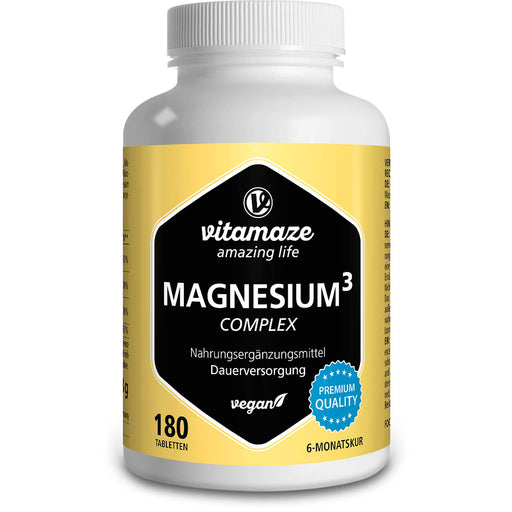 Vitamaze Magnesium Komplex 6-Monatskur Tabletten, 180 St. Tabletten