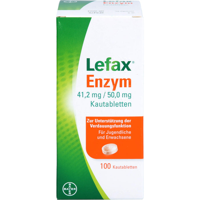 Lefax® Enzym, 41,2 mg / 50 mg Kautablette, 100 St. Tabletten