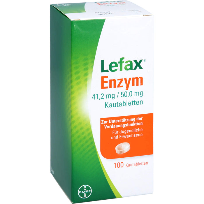 Lefax  Enzym, 41,2 mg / 50 mg Kautablette, 100 St. Tabletten