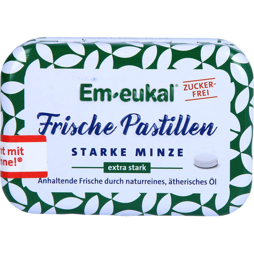 Em-eukal Frische Pastillen starke Minze zuckerfrei, 20 g Pastillen