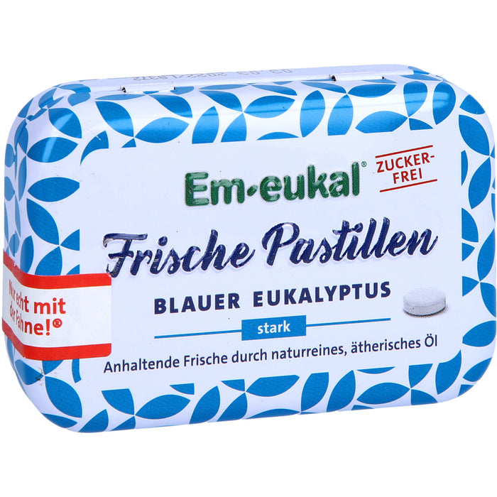 Em-eukal frische Pastillen blauer Eukalyptus zuckerfrei, 20 g Pastillen