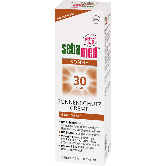 Sebamed Sonnenschutz Creme LSF 30, 75 ml Creme