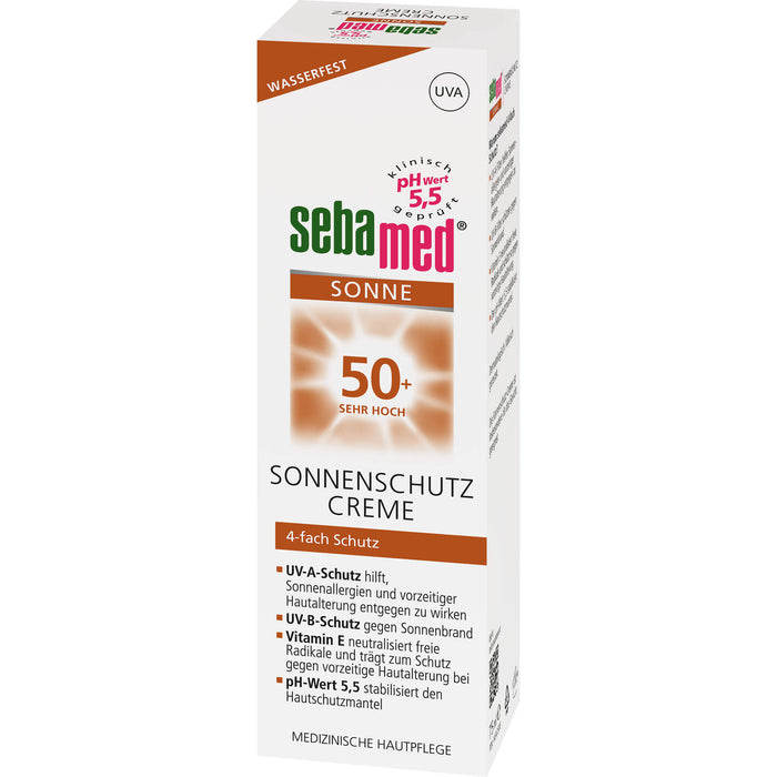 sebamed Sonnenschutz Creme LSF 50+, 75 ml CRE