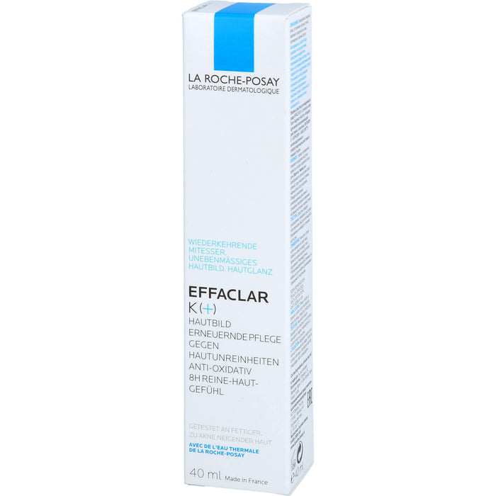 La Roche-Posay Effaclar K(+) Hautbild erneuernde Pflege gegen Hautunreinheiten, 40 ml Creme