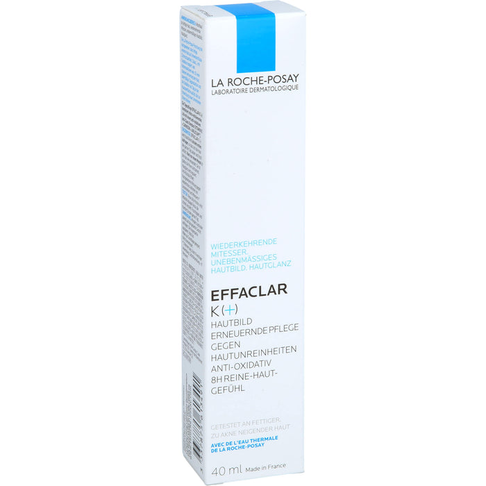 La Roche-Posay Effaclar K(+) Hautbild erneuernde Pflege gegen Hautunreinheiten, 40 ml Creme