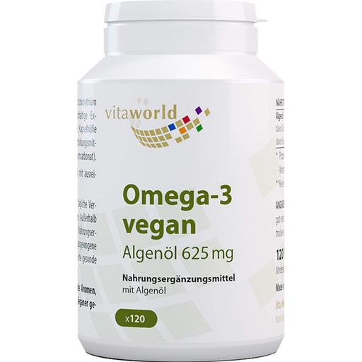 Algenöl 625 mg Omega-3 vegan, 120 St KAP