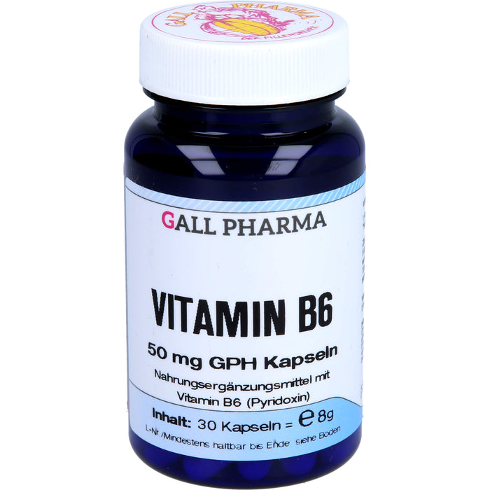 GALL PHARMA Vitamin B6 50 mg GPH Kapseln, 30 St. Kapseln