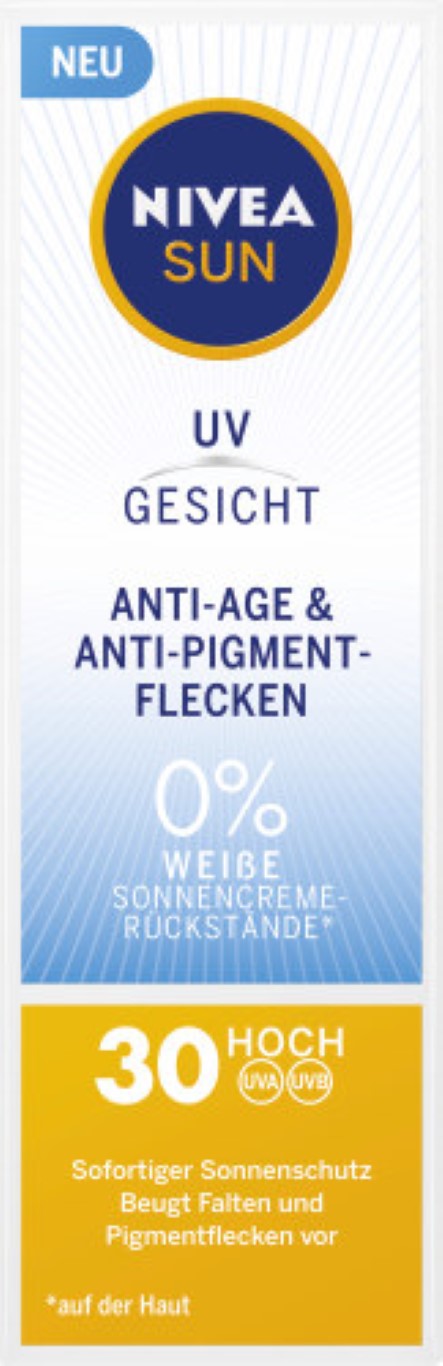 NIVEA SUN AA&ANTI PIGMENTFL LF30 50, 50 ml Creme