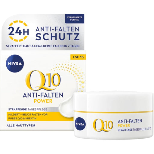NIVEA Q10 POWER ANTI-FALTEN TAGESPFLEGE LSF 15, 50 ml Creme