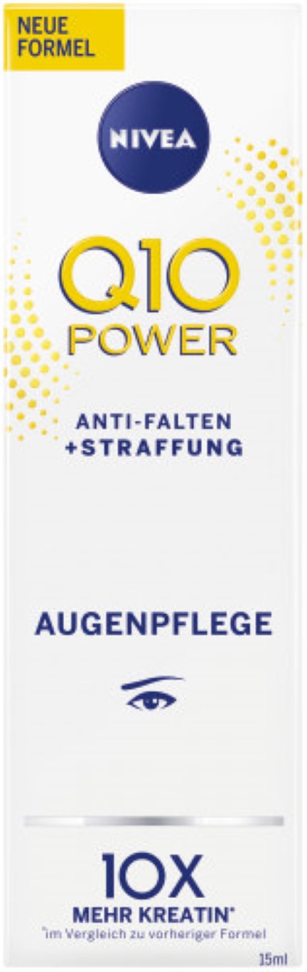 NIVEA Q10 POWER ANTI-FALTEN AUGENPFLEGE, 15 ml Creme