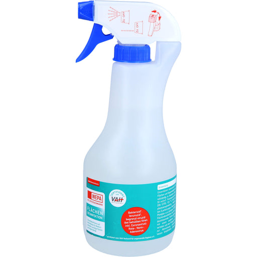 WEPA Flächendesinfektion mit Sprühkopf, 500 ml Lösung