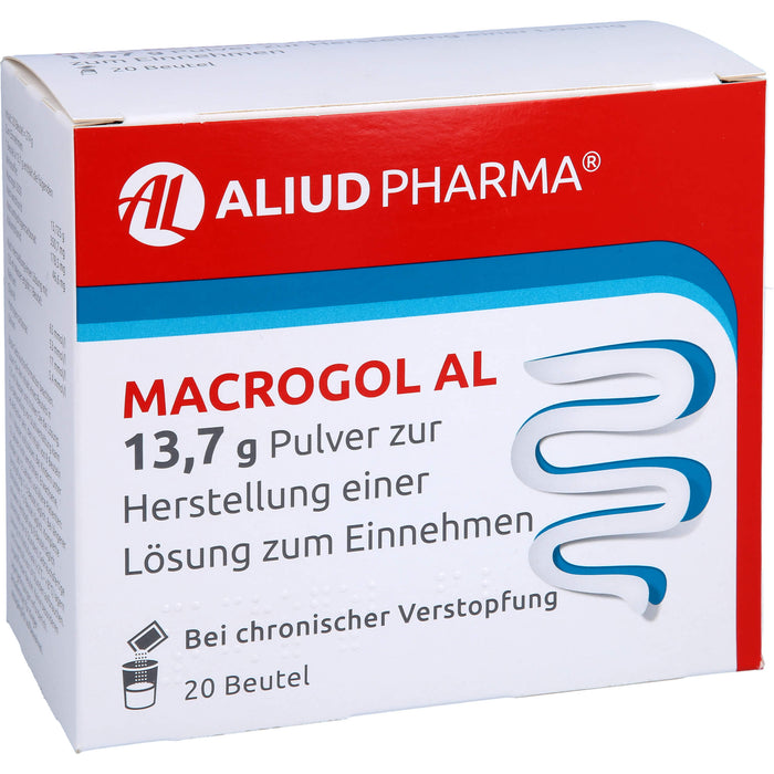 Macrogol AL 13,7 g Pulver zur Herstellung einer Lösung zum Einnehmen, 20 St PLE