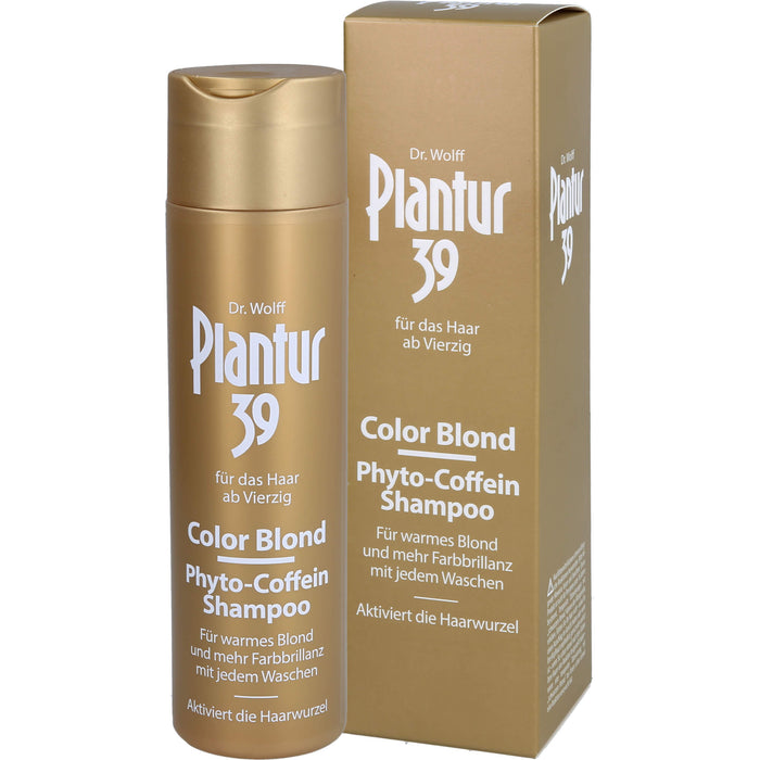 Plantur 39 Color Blond Phyto-Coffein-Shampoo, 250 ml Shampoo