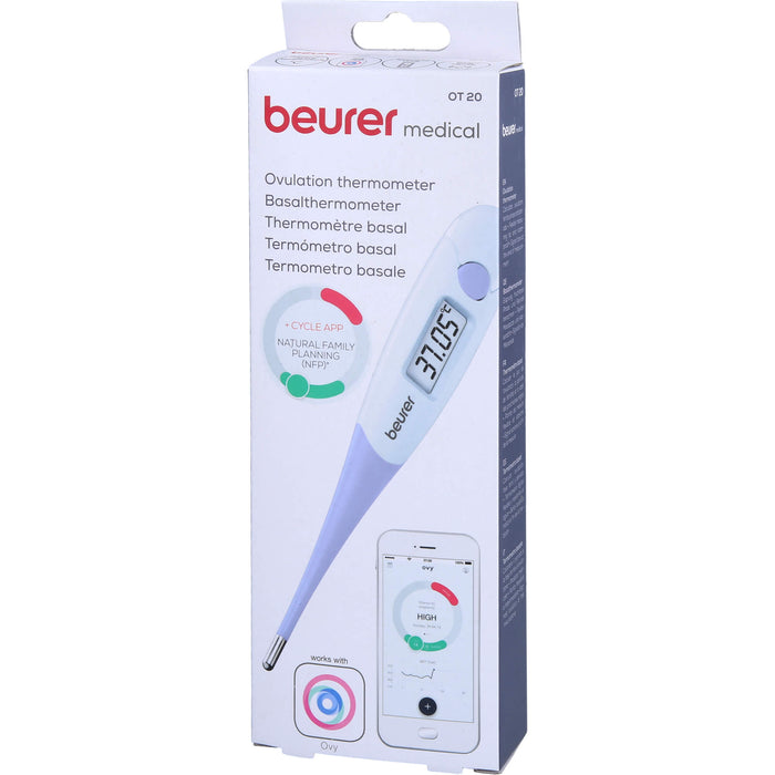 Beurer OT20 Basalthermometer + Zyklus-App Ovy, 1 St. Fieberthermometer