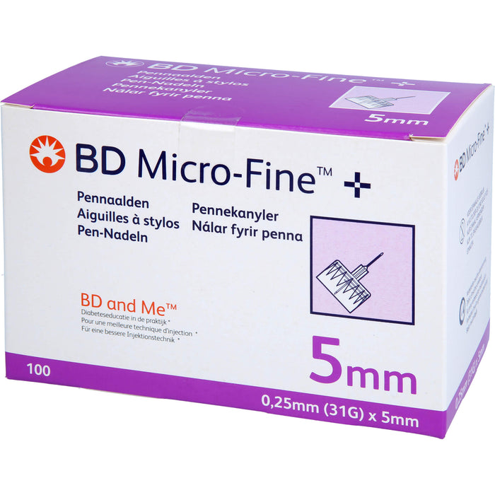 BD Micro-Fine+ Pen-Nadeln 0,25x5mm 31 G, 100 St KAN