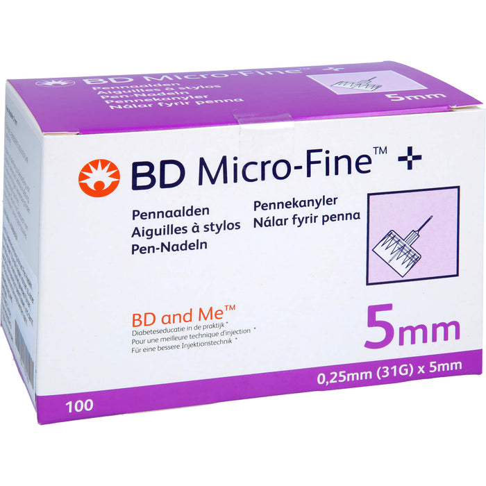 BD Micro-Fine+ Pen-Nadeln 0,25x5mm 31 G, 100 St KAN