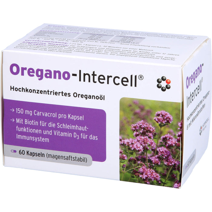 Oregano-Intercell Kapseln, 60 St. Kapseln