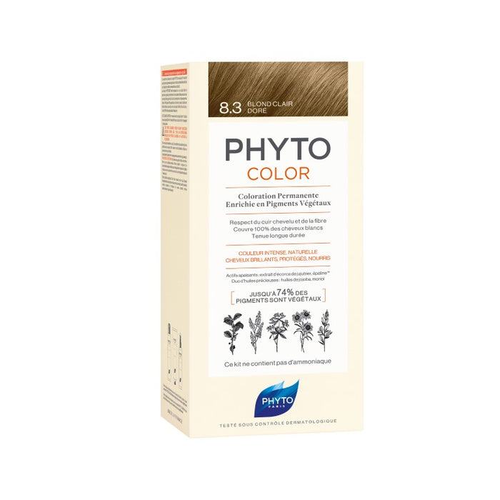 PHYTOCOLOR 8,3 Helles Goldblond ohne Ammoniak, 1 St 