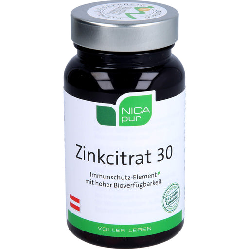 NICApur Zinkcitrat 30 Immunschutz-Element Kapseln, 60 St. Kapseln