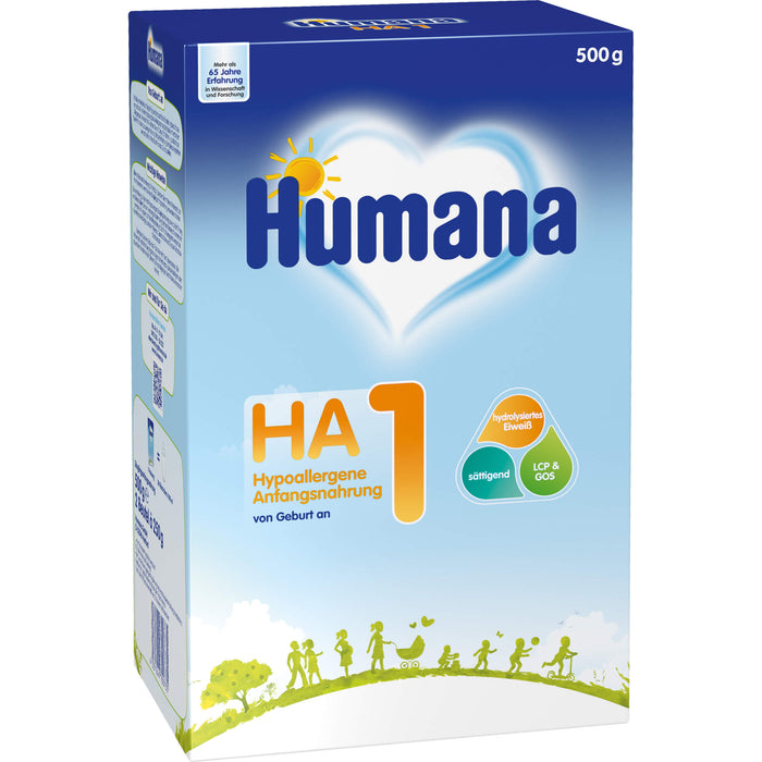 Humana HA 1 Anfangsnahrung, 500 g PUL