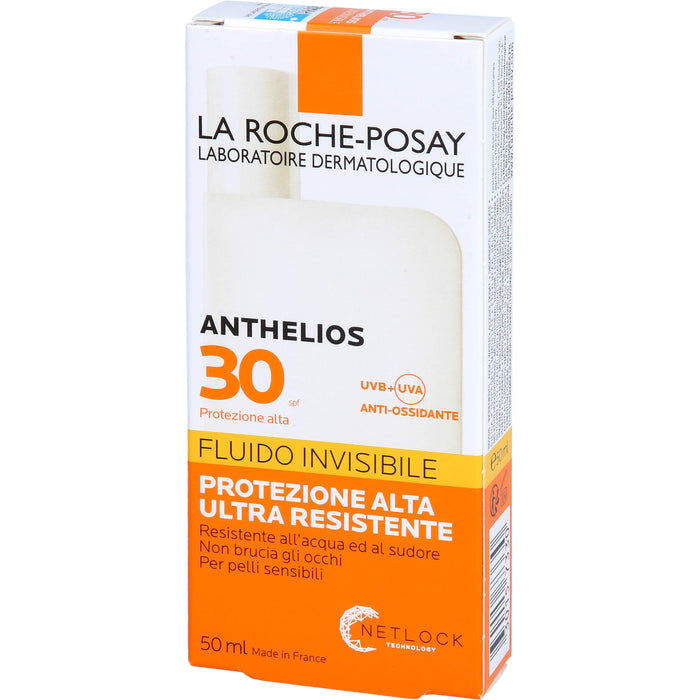 La Roche-Posay Anthelios Invisible Fluid LSF 30 ultra-leicht für empfindliche Haut, 50 ml Lösung