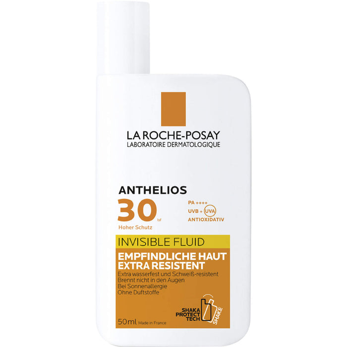 La Roche-Posay Anthelios Invisible Fluid LSF 30 ultra-leicht für empfindliche Haut, 50 ml Lösung