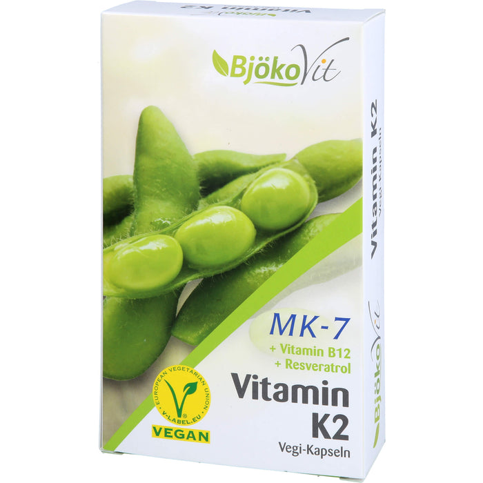 BjökoVit Vitamin K2 MK-7 all-trans vegan Kapseln, 60 St. Kapseln