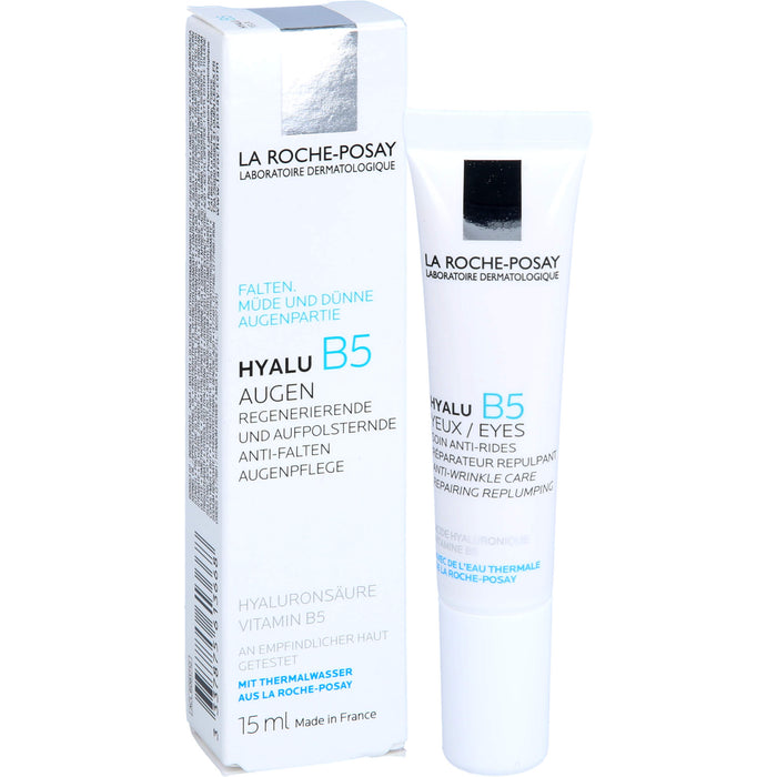 La Roche-Posay Hyalu B5 Augen regenerierende und aufpolsternde Anti-Falten Augenpflege, 15 ml Creme