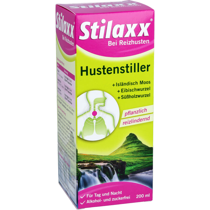 Stilaxx Hustenstiller Isländisch Moos Erwachsene, 200 ml Lösung