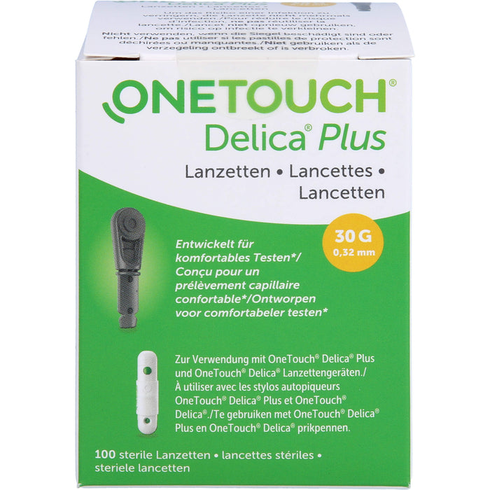 OneTouch Delica Plus Nadellanzetten, 100 St. Packung