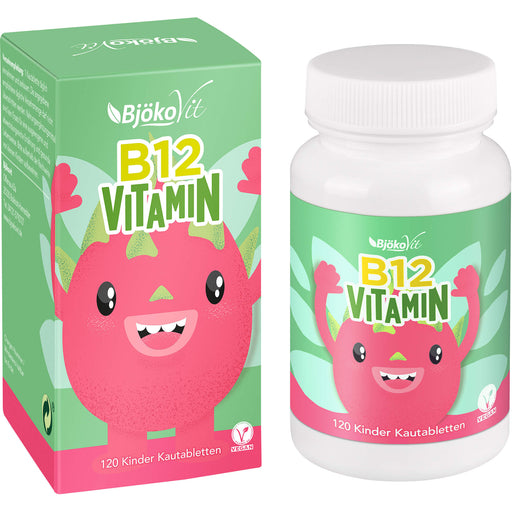 BjökoVit Vitamin B12 Kinder Kautabletten vegan, 120 St. Tabletten