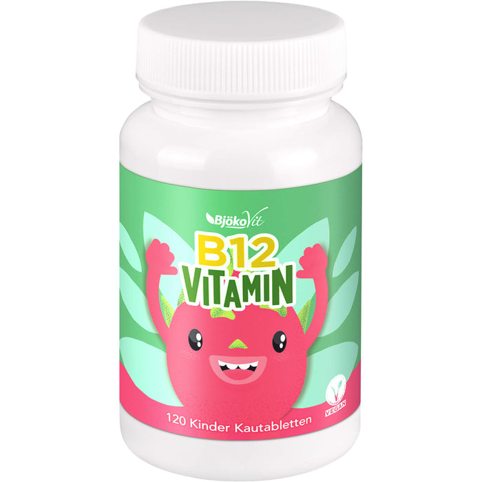 BjökoVit Vitamin B12 Kinder Kautabletten vegan, 120 St. Tabletten