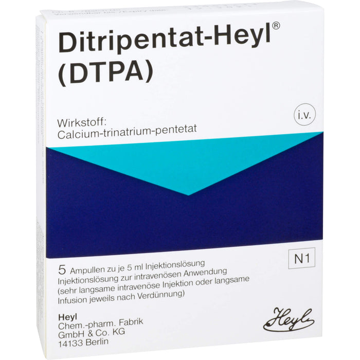 Ditripentat-Heyl  (DTPA), 5 ml Lösung