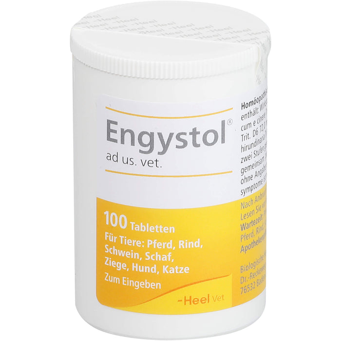 Engystol ad us. vet. Tabletten für Tiere, 100 St. Tabletten