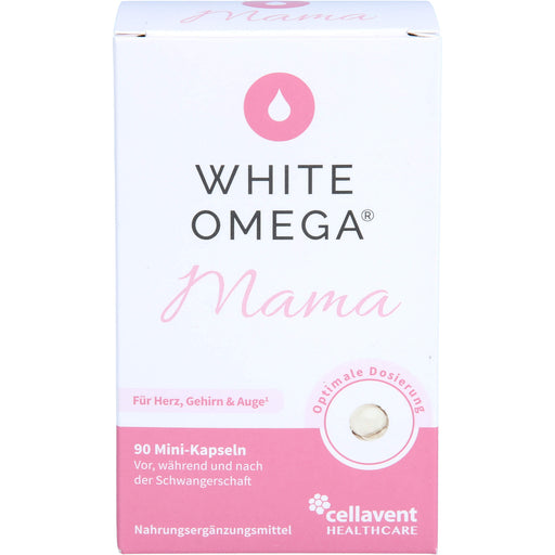 White Omega Mama Mini-Kapseln für Herz, Gehirn und Auge, 90 St. Kapseln