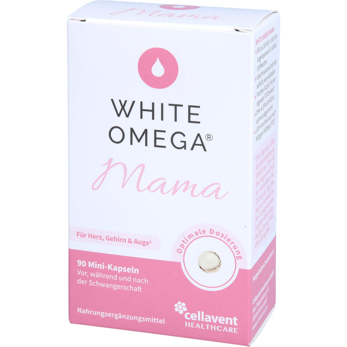 White Omega Mama Mini-Kapseln für Herz, Gehirn und Auge, 90 St. Kapseln