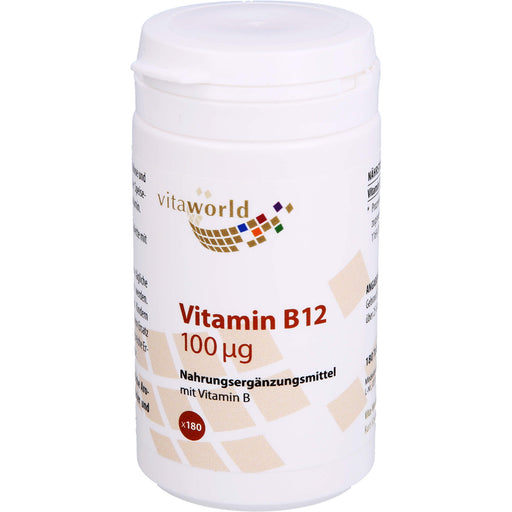 Vitaworld Vitamin B12 100 µg Tabletten, 180 St. Tabletten