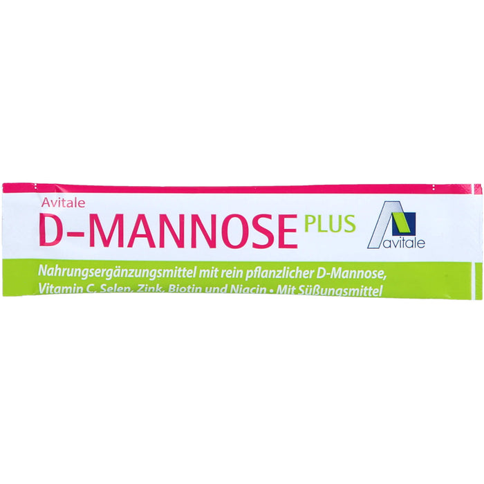 Avitale 2000 mg D-Mannose Portionssticks zum Erhalt der Blasenschleimhaut, 15 St. Beutel