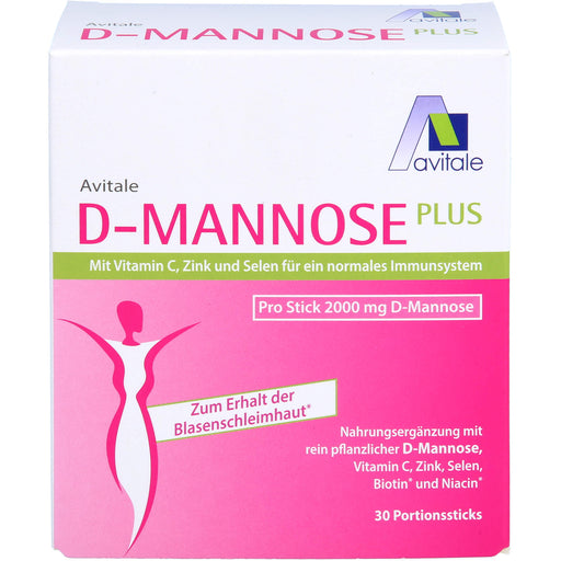 Avitale D-Mannose Plus 2000 mg Granulat zum Erhalt der Blasenschleimhaut, 30 St. Sticks