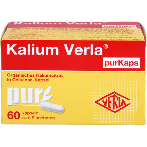 Kalium Verla  purKaps, Cellulose-Kapseln, 60 St. Kapseln
